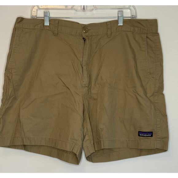 Patagonia Other - Men's Khaki Organic Cotton Patagonia Shorts Size 38